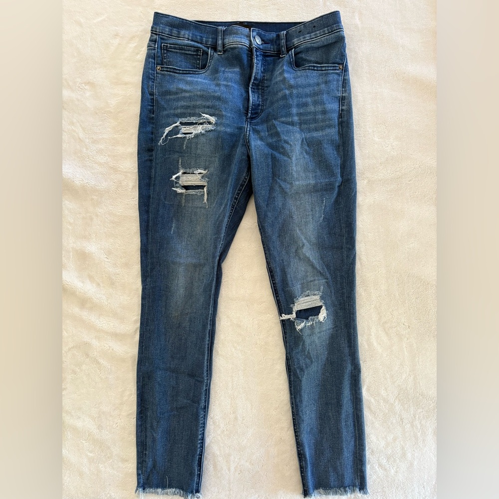 Express | 10 | Dark Wash High Rise Skinny Denim Perfect Women’s Jeans